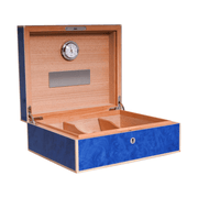 humidor blue madrona 75 habanos elie bleu