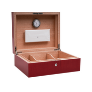 humidor rojo de lujo 75 puros elie bleu
