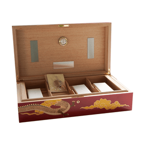 humidor rojo dragon 110 habanos elie bleu