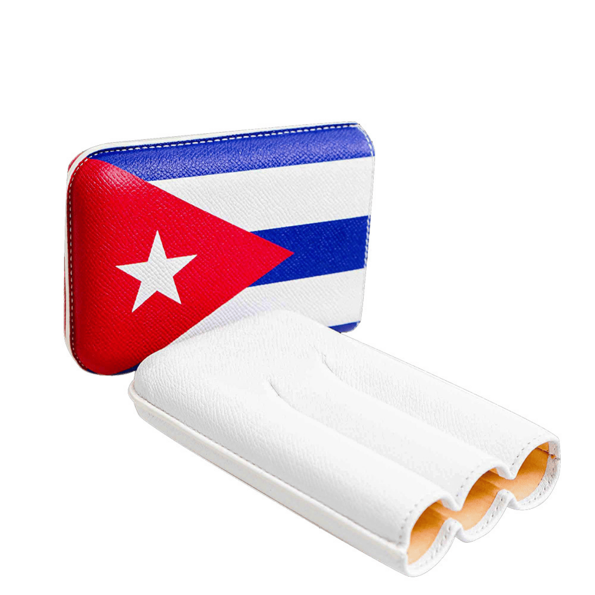 elie bleu purera bandera cubana para 3 habanos