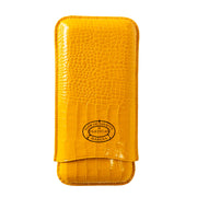 PURERA PIEL PARTAGAS MOSTAZA AJUSTABLE 3 HABANOS CIGARTE