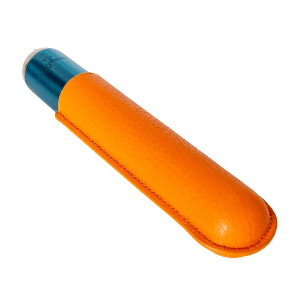 Purera piel metal naranja 1 habano Dupont