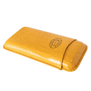 PURERA PIEL PARTAGAS MOSTAZA AJUSTABLE 3 HABANOS CIGARTE